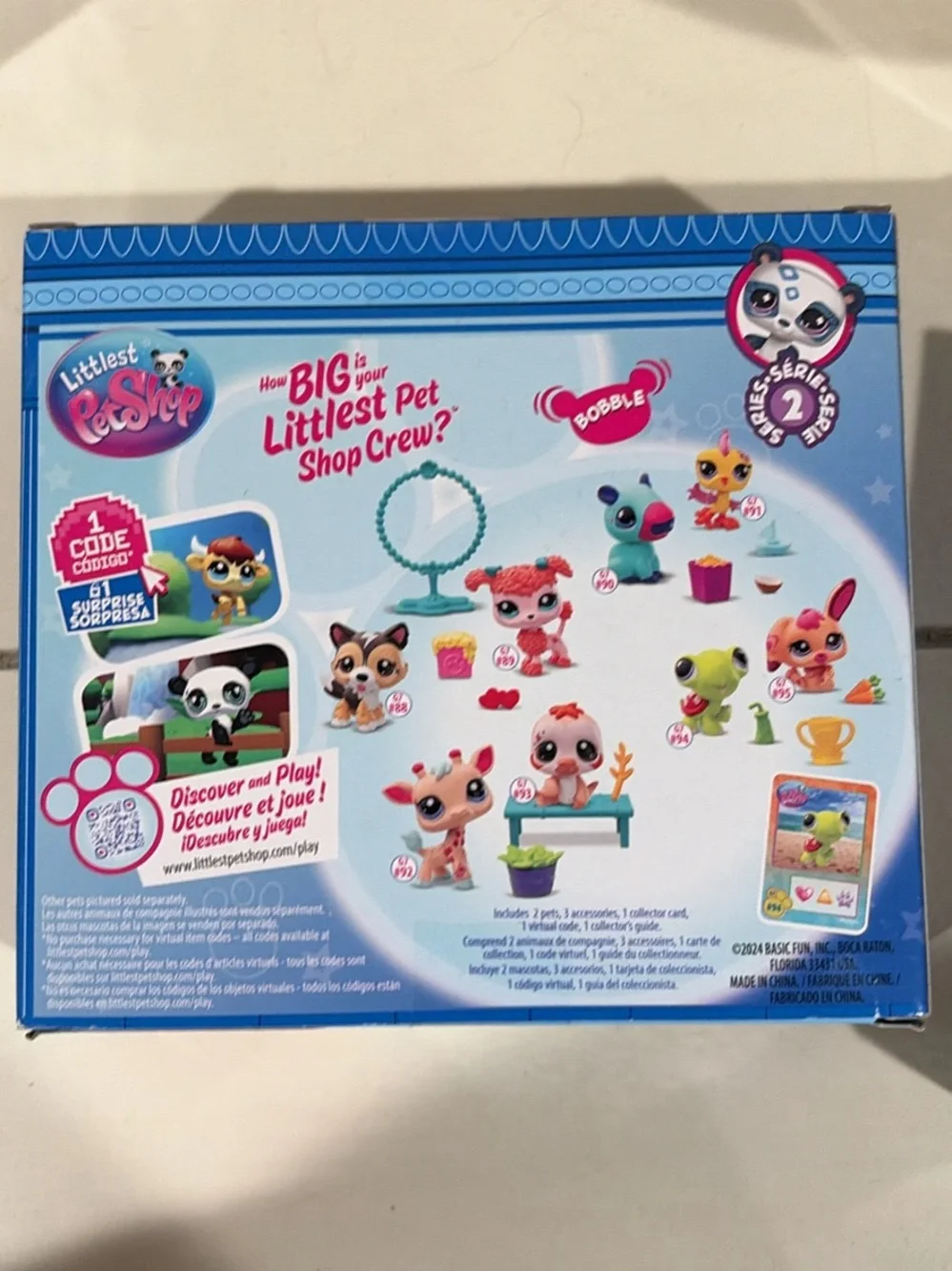 Littlest Pet Shop Teal & Yellow Jungle Pals Set